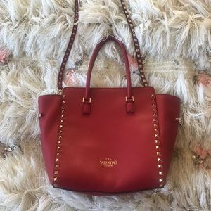 Authentic Valentino Rockstud Tote